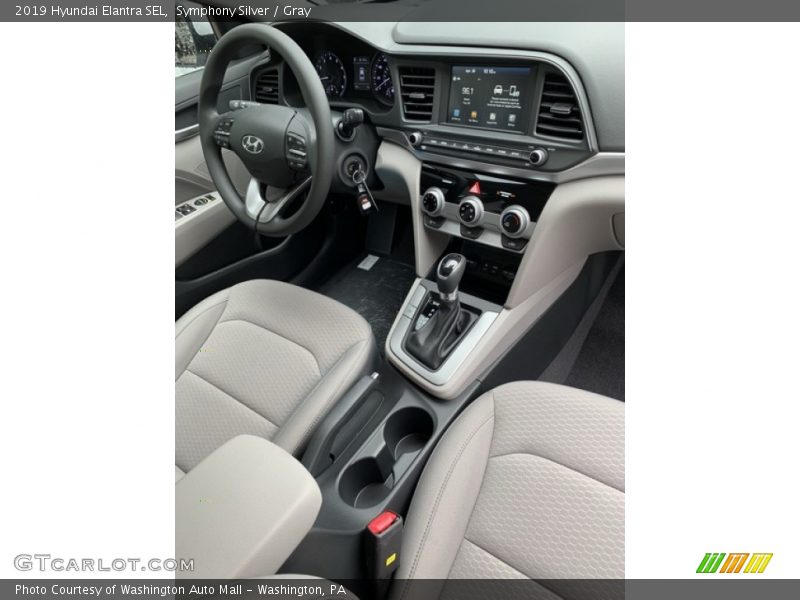 Symphony Silver / Gray 2019 Hyundai Elantra SEL