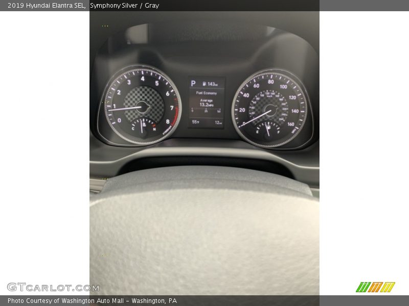 Symphony Silver / Gray 2019 Hyundai Elantra SEL