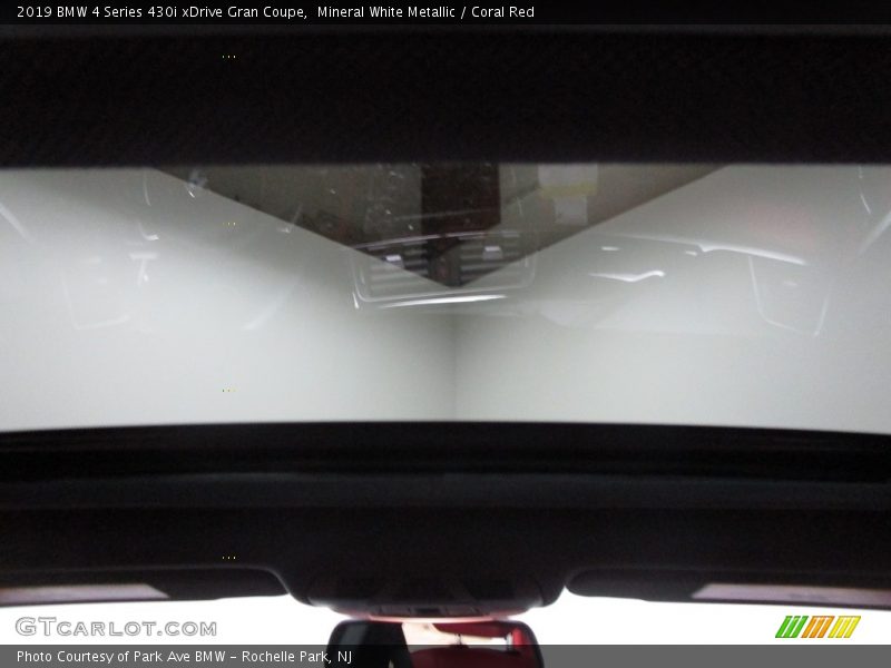 Mineral White Metallic / Coral Red 2019 BMW 4 Series 430i xDrive Gran Coupe