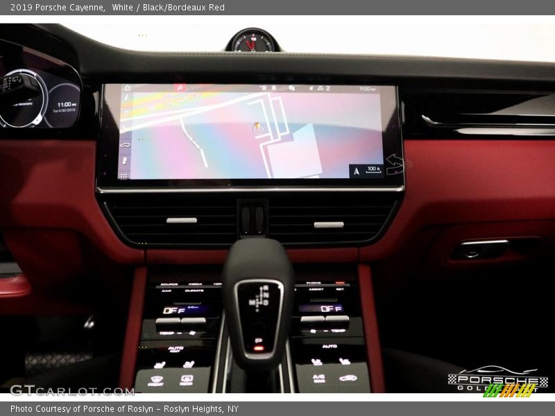 White / Black/Bordeaux Red 2019 Porsche Cayenne
