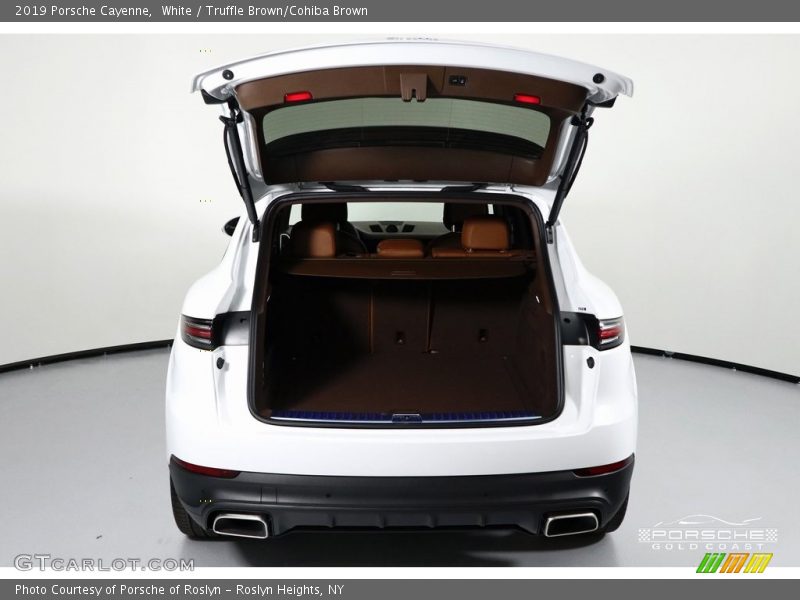 White / Truffle Brown/Cohiba Brown 2019 Porsche Cayenne