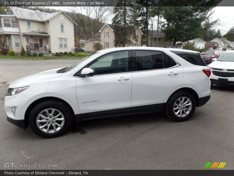 Summit White / Jet Black 2018 Chevrolet Equinox LT AWD