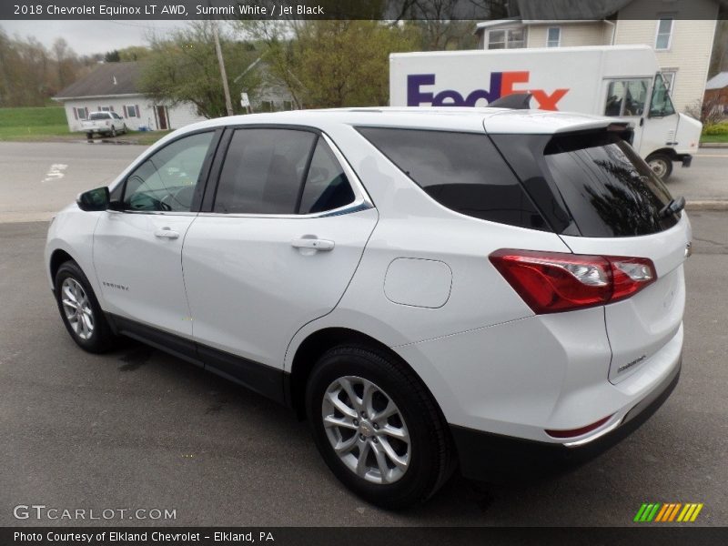 Summit White / Jet Black 2018 Chevrolet Equinox LT AWD