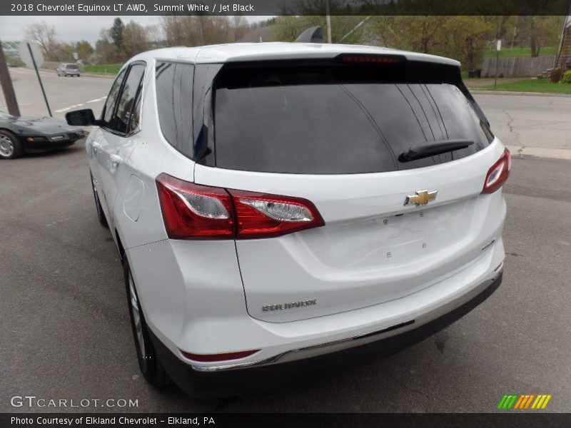 Summit White / Jet Black 2018 Chevrolet Equinox LT AWD