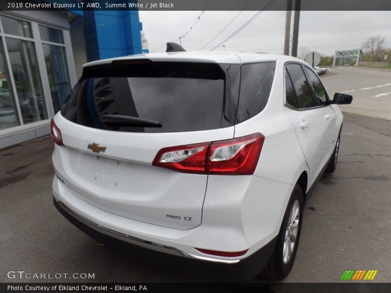 Summit White / Jet Black 2018 Chevrolet Equinox LT AWD