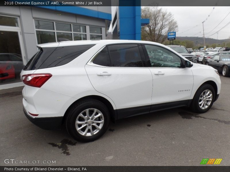 Summit White / Jet Black 2018 Chevrolet Equinox LT AWD