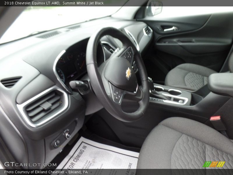 Summit White / Jet Black 2018 Chevrolet Equinox LT AWD