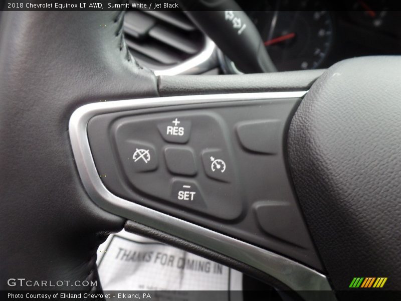 Summit White / Jet Black 2018 Chevrolet Equinox LT AWD