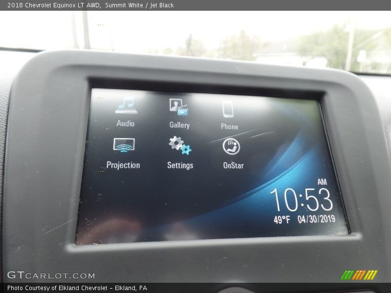 Summit White / Jet Black 2018 Chevrolet Equinox LT AWD
