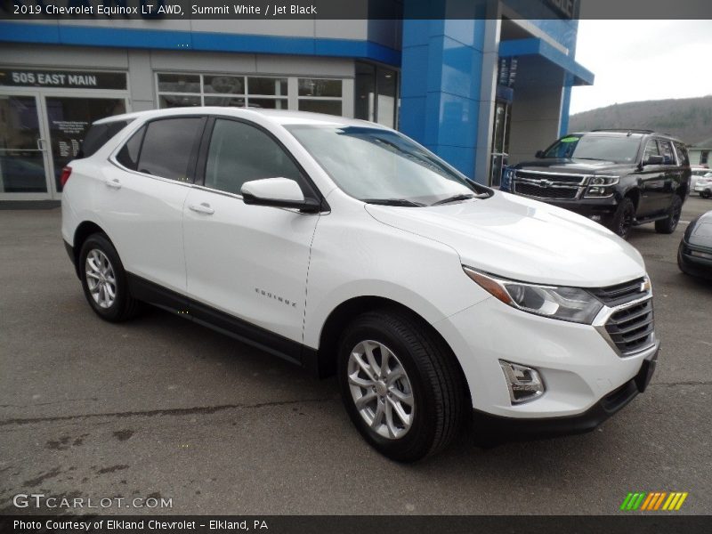 Summit White / Jet Black 2019 Chevrolet Equinox LT AWD