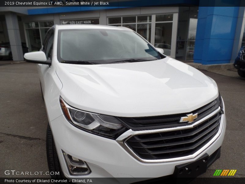 Summit White / Jet Black 2019 Chevrolet Equinox LT AWD