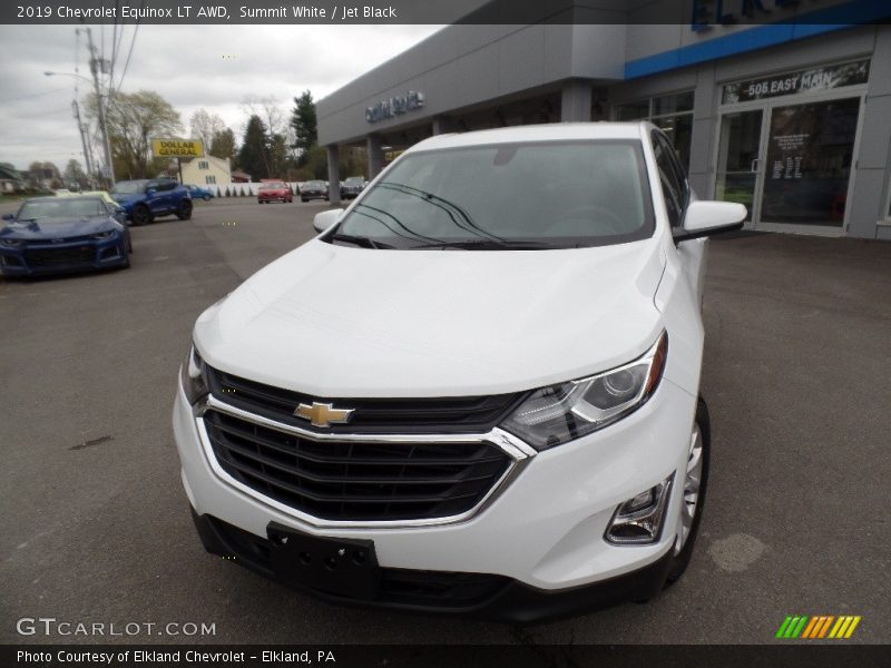 Summit White / Jet Black 2019 Chevrolet Equinox LT AWD