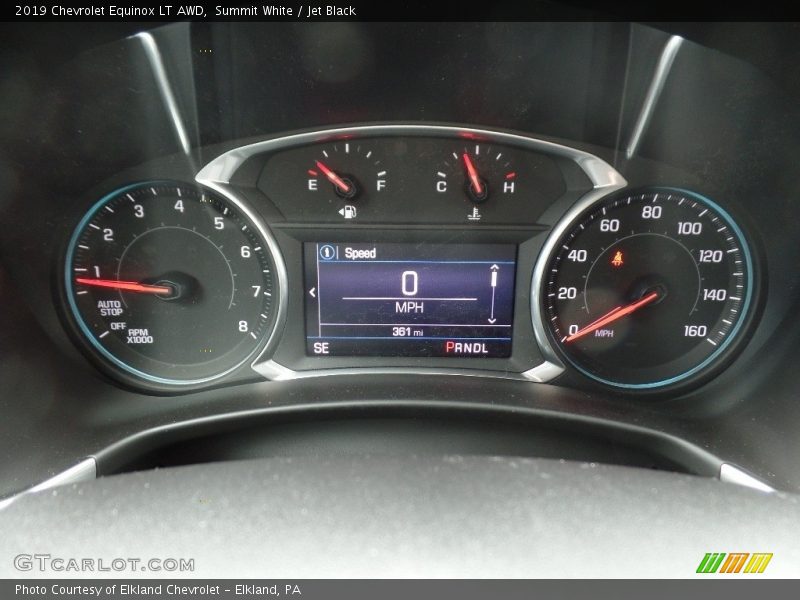 Summit White / Jet Black 2019 Chevrolet Equinox LT AWD