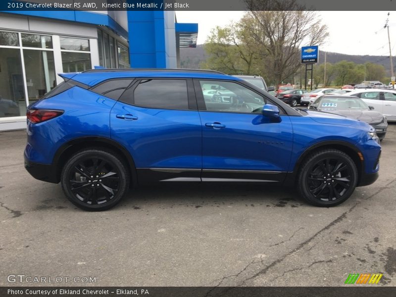 Kinetic Blue Metallic / Jet Black 2019 Chevrolet Blazer RS AWD