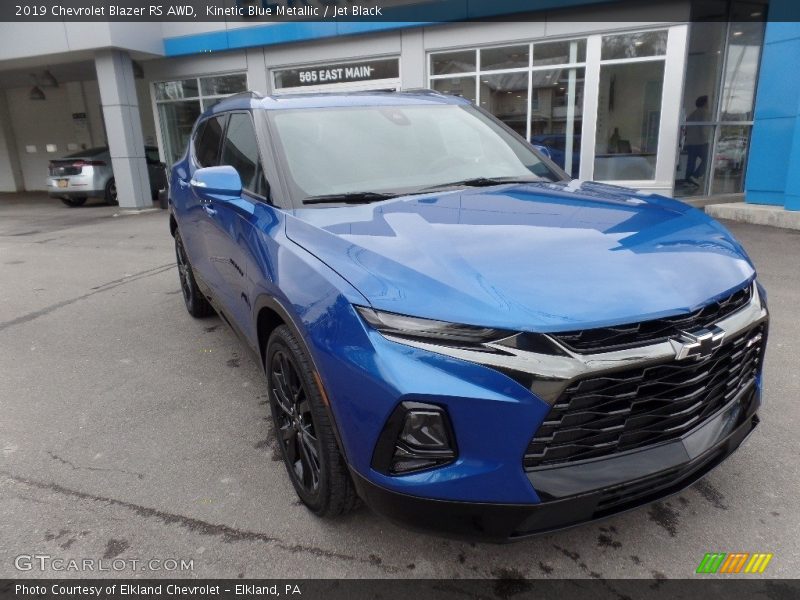 Kinetic Blue Metallic / Jet Black 2019 Chevrolet Blazer RS AWD
