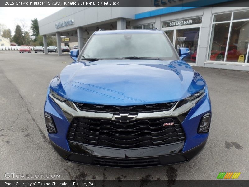 Kinetic Blue Metallic / Jet Black 2019 Chevrolet Blazer RS AWD