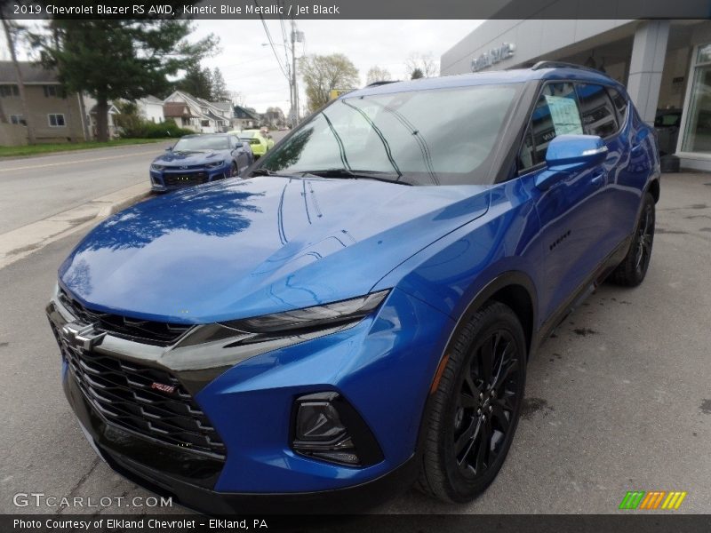 Kinetic Blue Metallic / Jet Black 2019 Chevrolet Blazer RS AWD