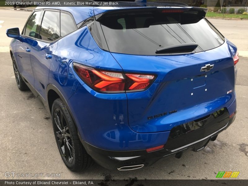 Kinetic Blue Metallic / Jet Black 2019 Chevrolet Blazer RS AWD