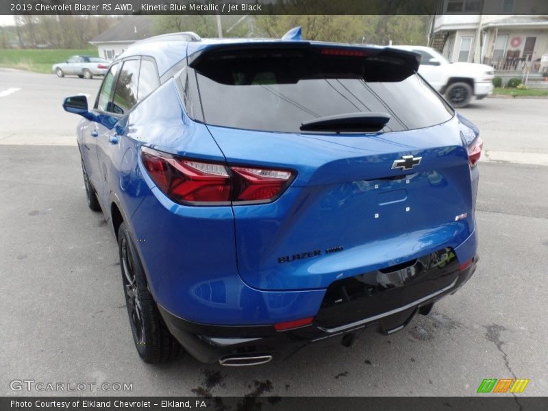 Kinetic Blue Metallic / Jet Black 2019 Chevrolet Blazer RS AWD