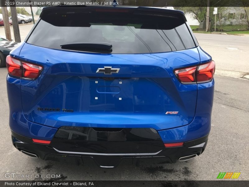 Kinetic Blue Metallic / Jet Black 2019 Chevrolet Blazer RS AWD