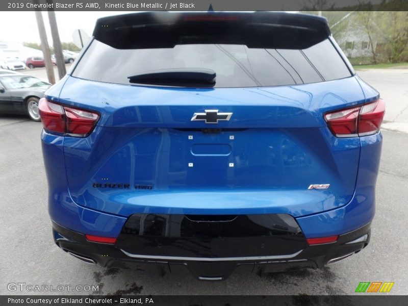 Kinetic Blue Metallic / Jet Black 2019 Chevrolet Blazer RS AWD