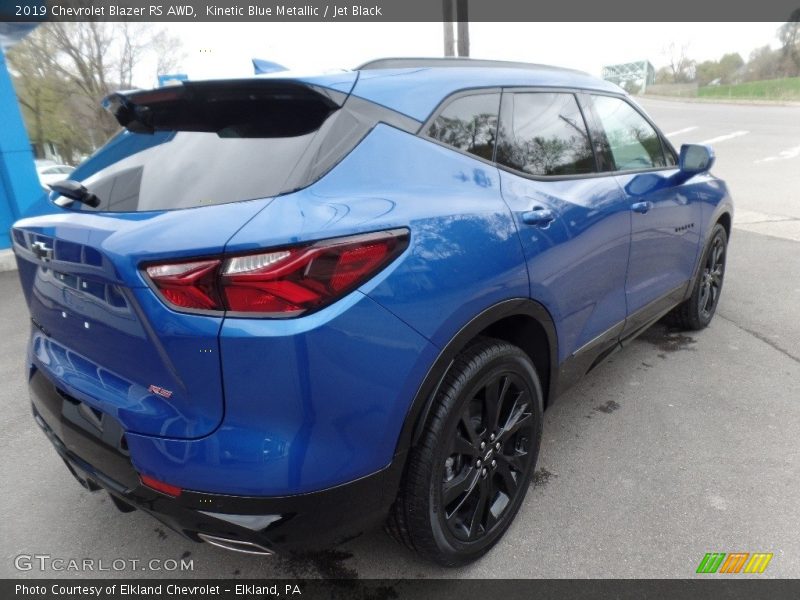 Kinetic Blue Metallic / Jet Black 2019 Chevrolet Blazer RS AWD