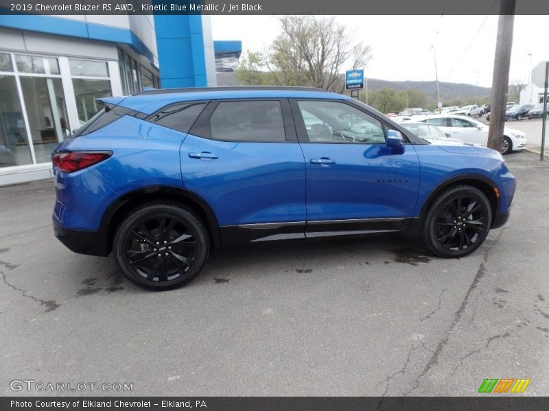 Kinetic Blue Metallic / Jet Black 2019 Chevrolet Blazer RS AWD