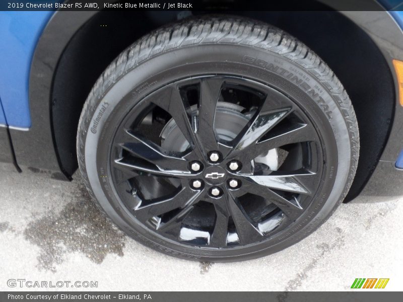 Kinetic Blue Metallic / Jet Black 2019 Chevrolet Blazer RS AWD