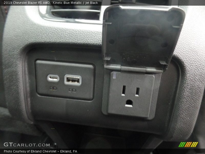 Kinetic Blue Metallic / Jet Black 2019 Chevrolet Blazer RS AWD