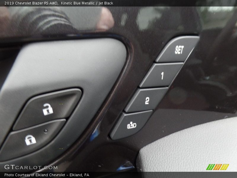 Kinetic Blue Metallic / Jet Black 2019 Chevrolet Blazer RS AWD