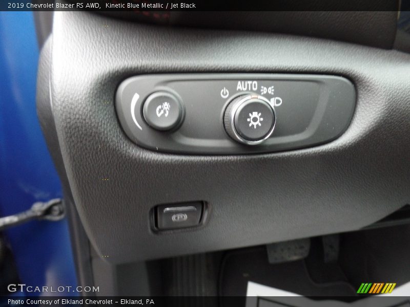 Kinetic Blue Metallic / Jet Black 2019 Chevrolet Blazer RS AWD