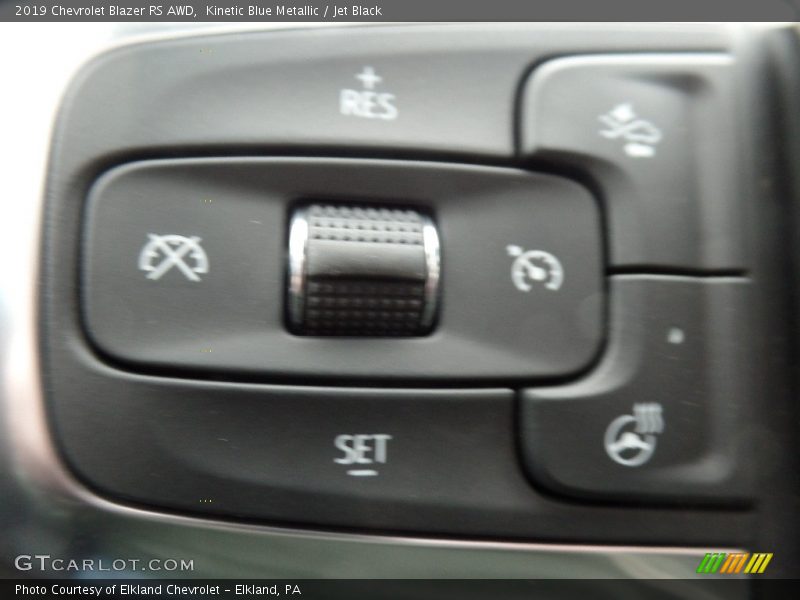 Kinetic Blue Metallic / Jet Black 2019 Chevrolet Blazer RS AWD