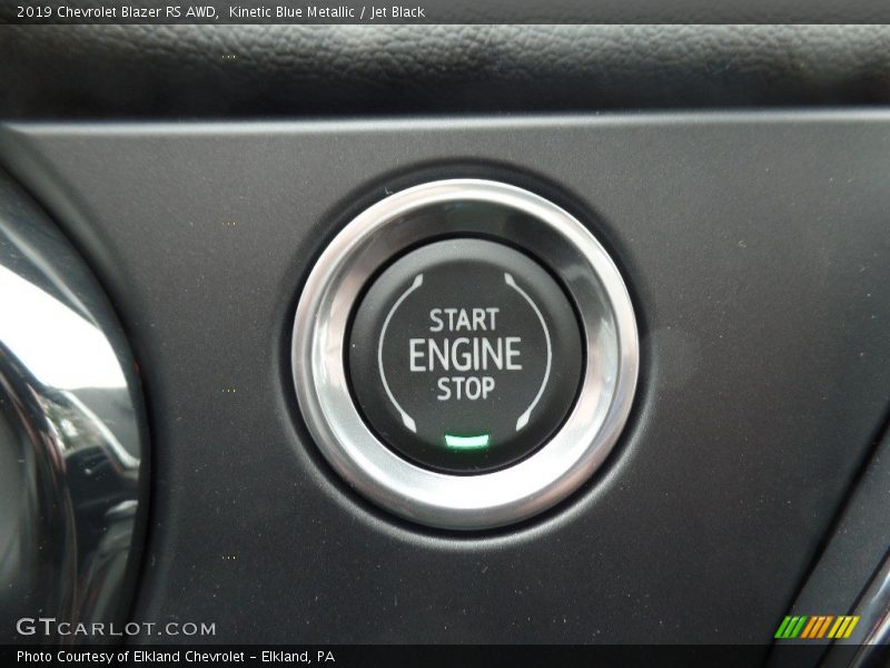 Kinetic Blue Metallic / Jet Black 2019 Chevrolet Blazer RS AWD