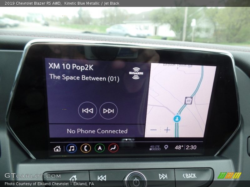 Kinetic Blue Metallic / Jet Black 2019 Chevrolet Blazer RS AWD