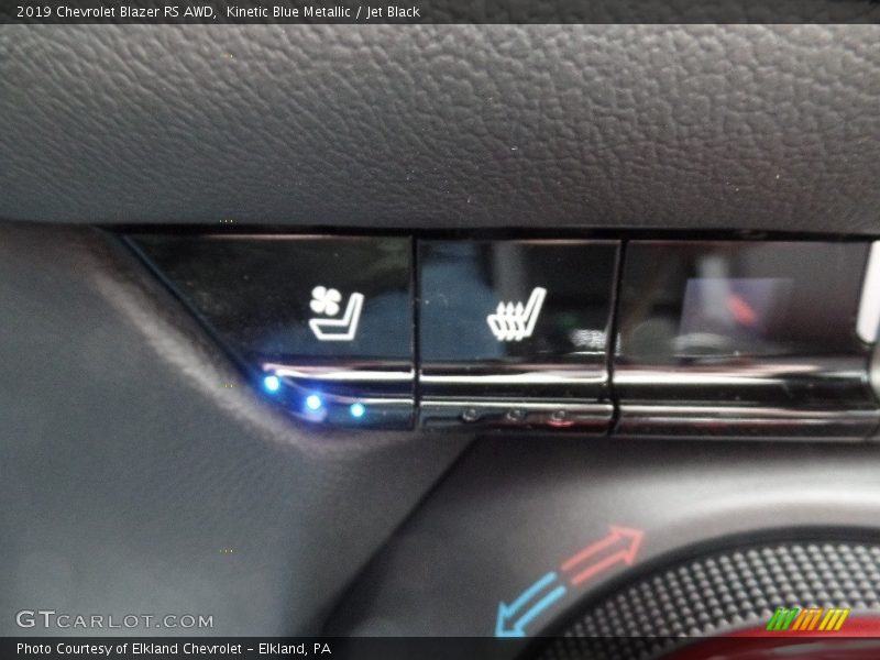Kinetic Blue Metallic / Jet Black 2019 Chevrolet Blazer RS AWD