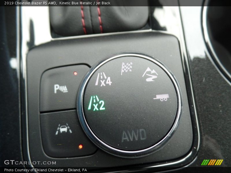 Kinetic Blue Metallic / Jet Black 2019 Chevrolet Blazer RS AWD