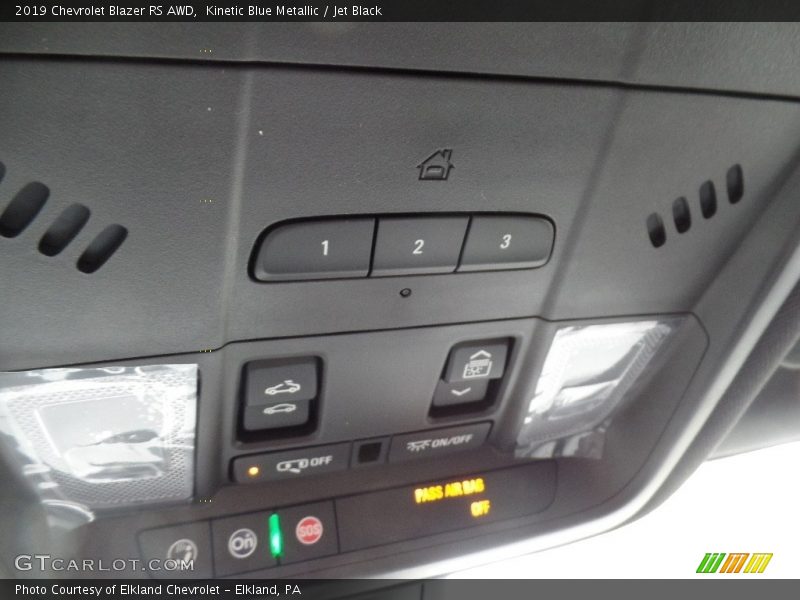 Kinetic Blue Metallic / Jet Black 2019 Chevrolet Blazer RS AWD
