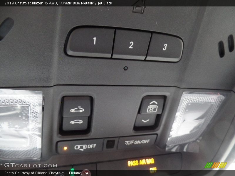 Kinetic Blue Metallic / Jet Black 2019 Chevrolet Blazer RS AWD