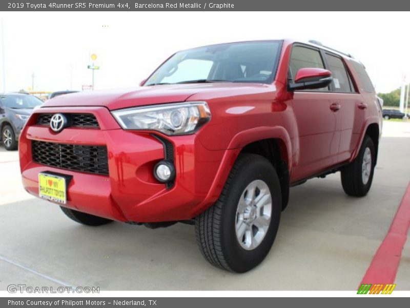 Barcelona Red Metallic / Graphite 2019 Toyota 4Runner SR5 Premium 4x4