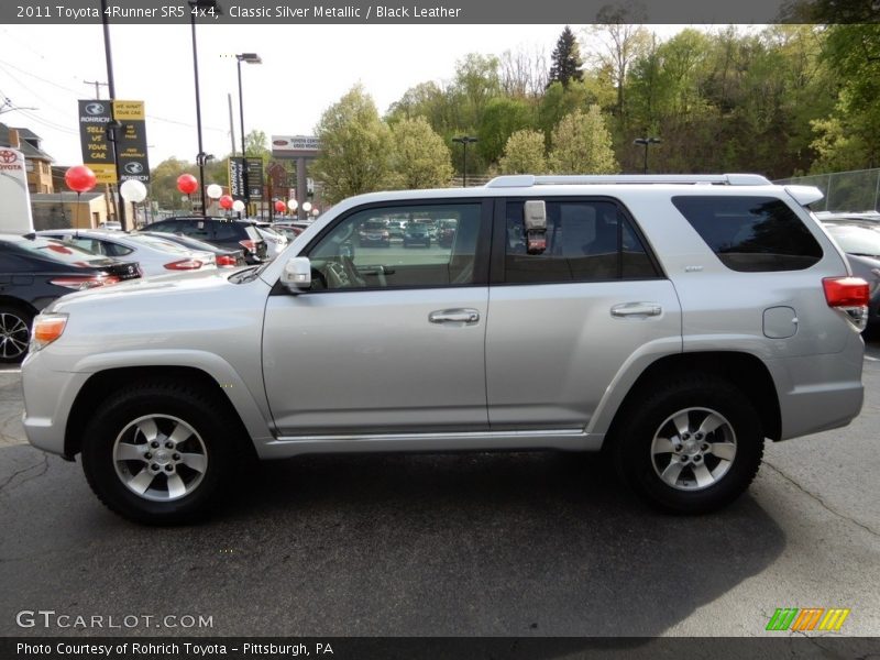 Classic Silver Metallic / Black Leather 2011 Toyota 4Runner SR5 4x4