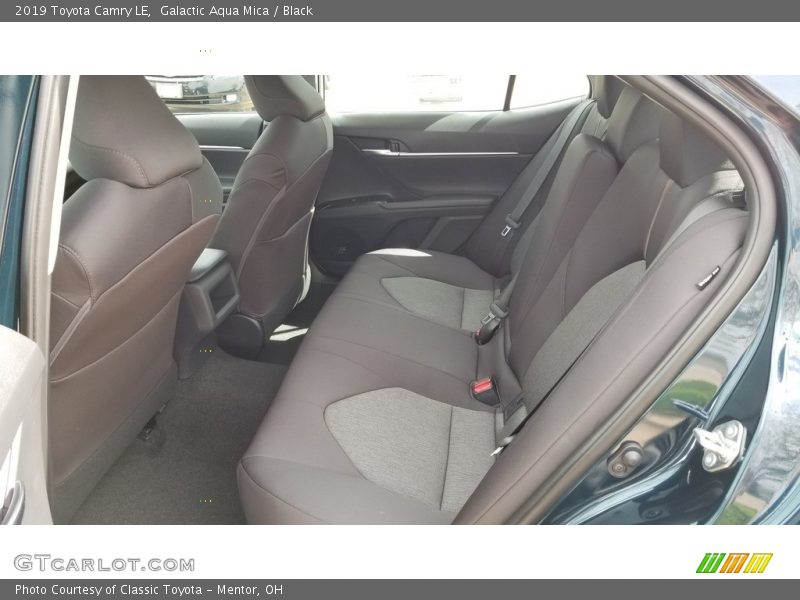 Galactic Aqua Mica / Black 2019 Toyota Camry LE