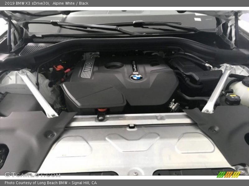 Alpine White / Black 2019 BMW X3 sDrive30i