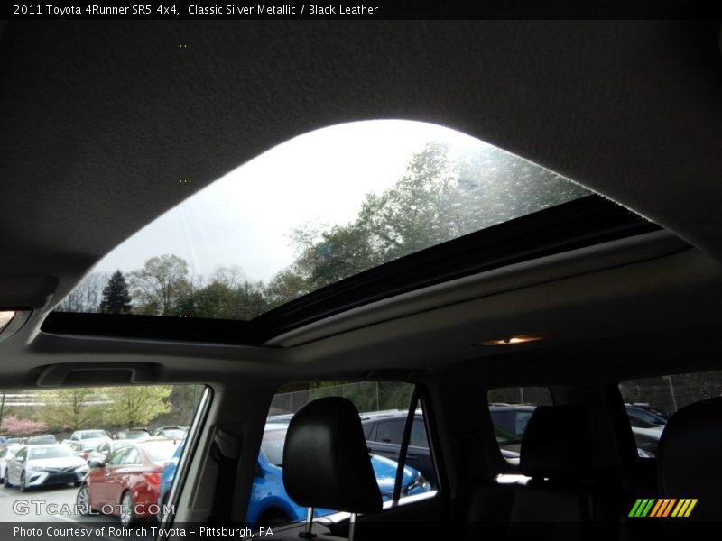 Classic Silver Metallic / Black Leather 2011 Toyota 4Runner SR5 4x4