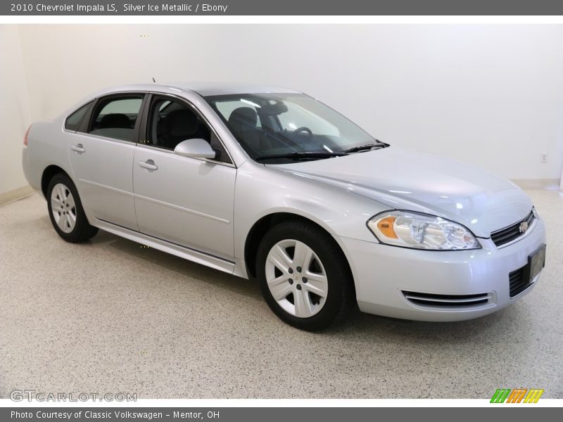 Silver Ice Metallic / Ebony 2010 Chevrolet Impala LS