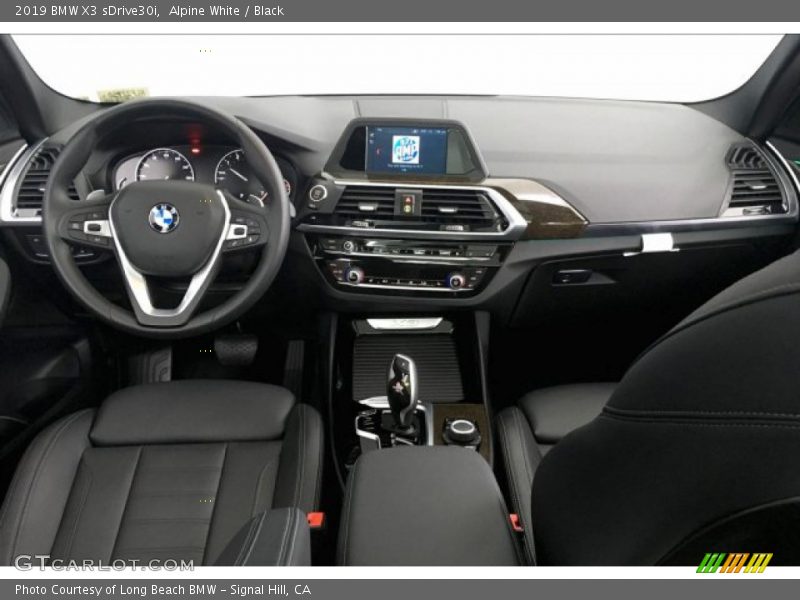 Alpine White / Black 2019 BMW X3 sDrive30i