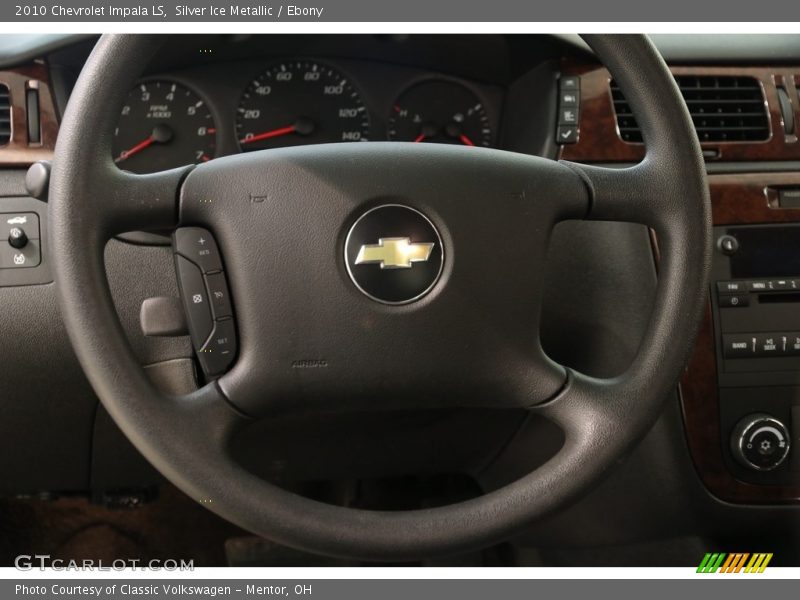 Silver Ice Metallic / Ebony 2010 Chevrolet Impala LS