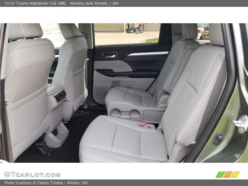Rear Seat of 2019 Highlander XLE AWD