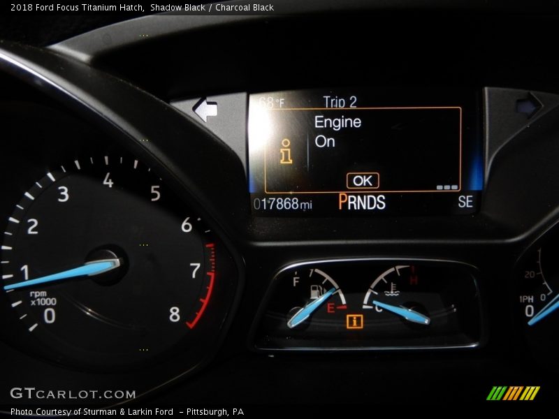 Shadow Black / Charcoal Black 2018 Ford Focus Titanium Hatch