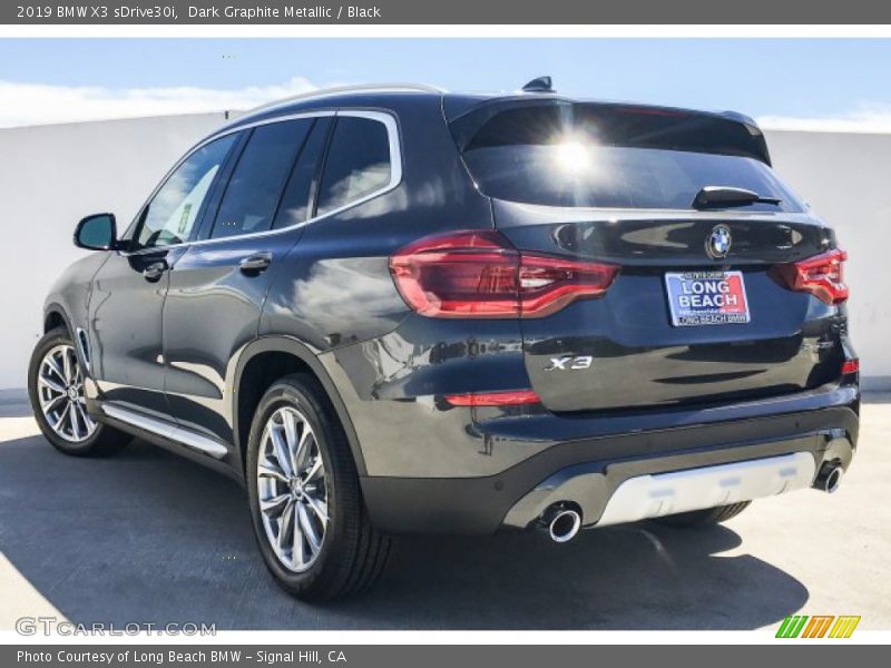 Dark Graphite Metallic / Black 2019 BMW X3 sDrive30i