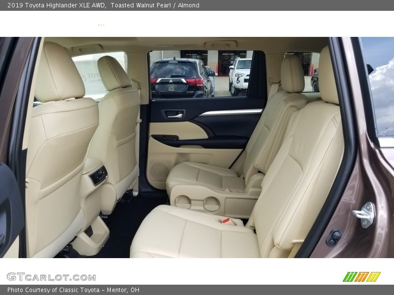 Rear Seat of 2019 Highlander XLE AWD